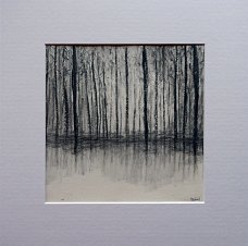 Waldbaden V_Graphit-Papier_30x30 cm